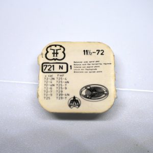 N°721 Balancier de montre FHF 72 11½", 725, 729 [NOS] (Balance Complete)