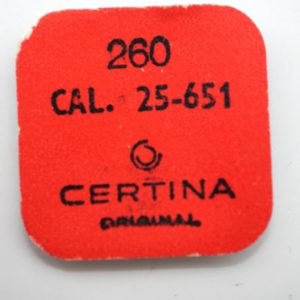 N°260 Roue de minuterie - CERTINA 25-651 [NOS] Minute wheel