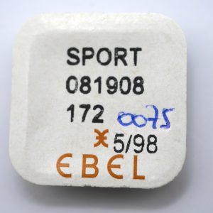 Tige de remontoir femelle EBEL 081908 / 621250075 - 172 [NOS] 1 pièce