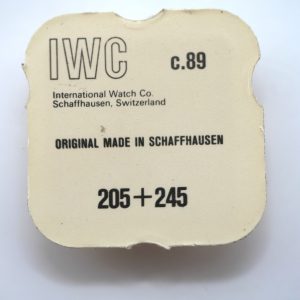 N°205+245 Roue de Centre + Chaussée - IWC Cal.89 [NOS] Center wheel + Cannon