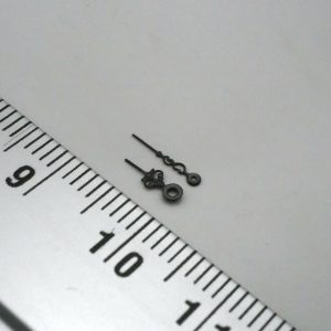 Aiguille de montre FHF 59 AS 976 1012 1051 FEF 270 Peseux 290 340 [NOS] Noir