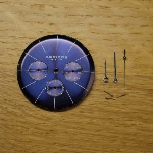 Kit Cadran aiguille MIYOTA VX9JE - Akribos Ø37,30mm (Watch dial hand)