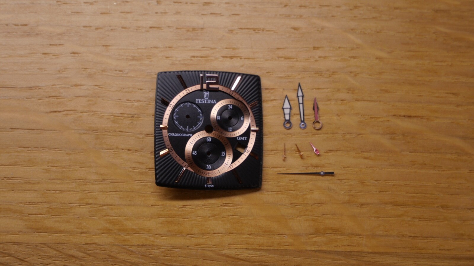 Kit Cadran aiguille MIYOTA FS07 - Festina 31,30 x 27,80mm (Watch dial hand)