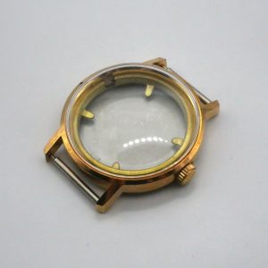 Boitier De Montre Ø34,20mm - Cadran Ø29,65mm - Plaqué Or [NOS] Watch Case