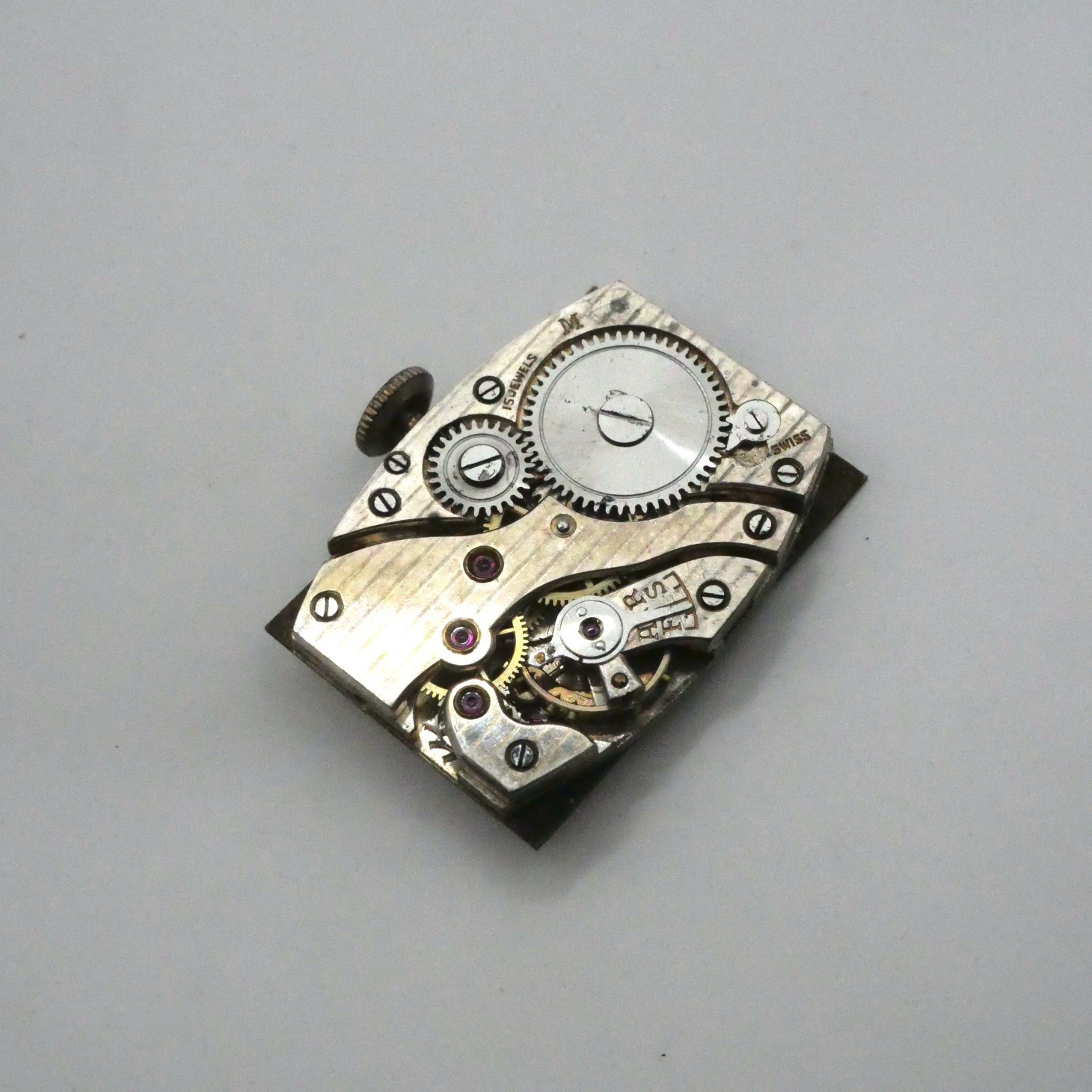 Montre Wyler ECO - Fab Suisse - Boitier chromé rectangle - Bon fonctionnement – Image 10