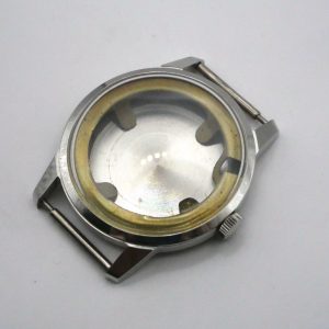 Boitier De Montre Ø34mm - Cadran Ø30,30mm - Acier, Swiss made [NOS] Watch Case