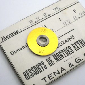 Ressort Barillet de Montre - FHF 75 [NOS] (Mainspring)