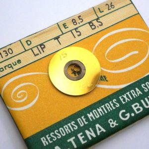 Ressort Barillet de Montre - LIP T15 Bride simple (BS) [NOS] Mainspring