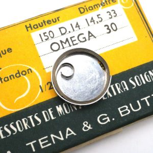 Ressort Barillet de Montre - OMEGA 30 [NOS] Mainspring