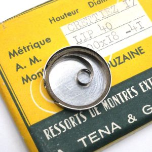 Ressort Barillet de Montre - CRETTIEZ 17" LIP 40 [NOS] Mainspring