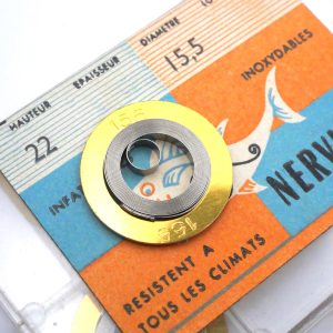 Ressort Barillet de Montre - LIP R40 Bride ouverte (BO) [NOS] Mainspring