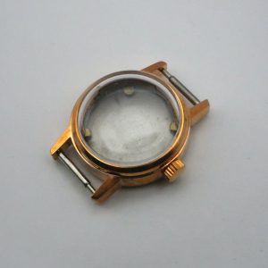 Boitier De Montre Ø23,20mm - Cadran Ø20,30mm - Doré [NOS] Watch Case