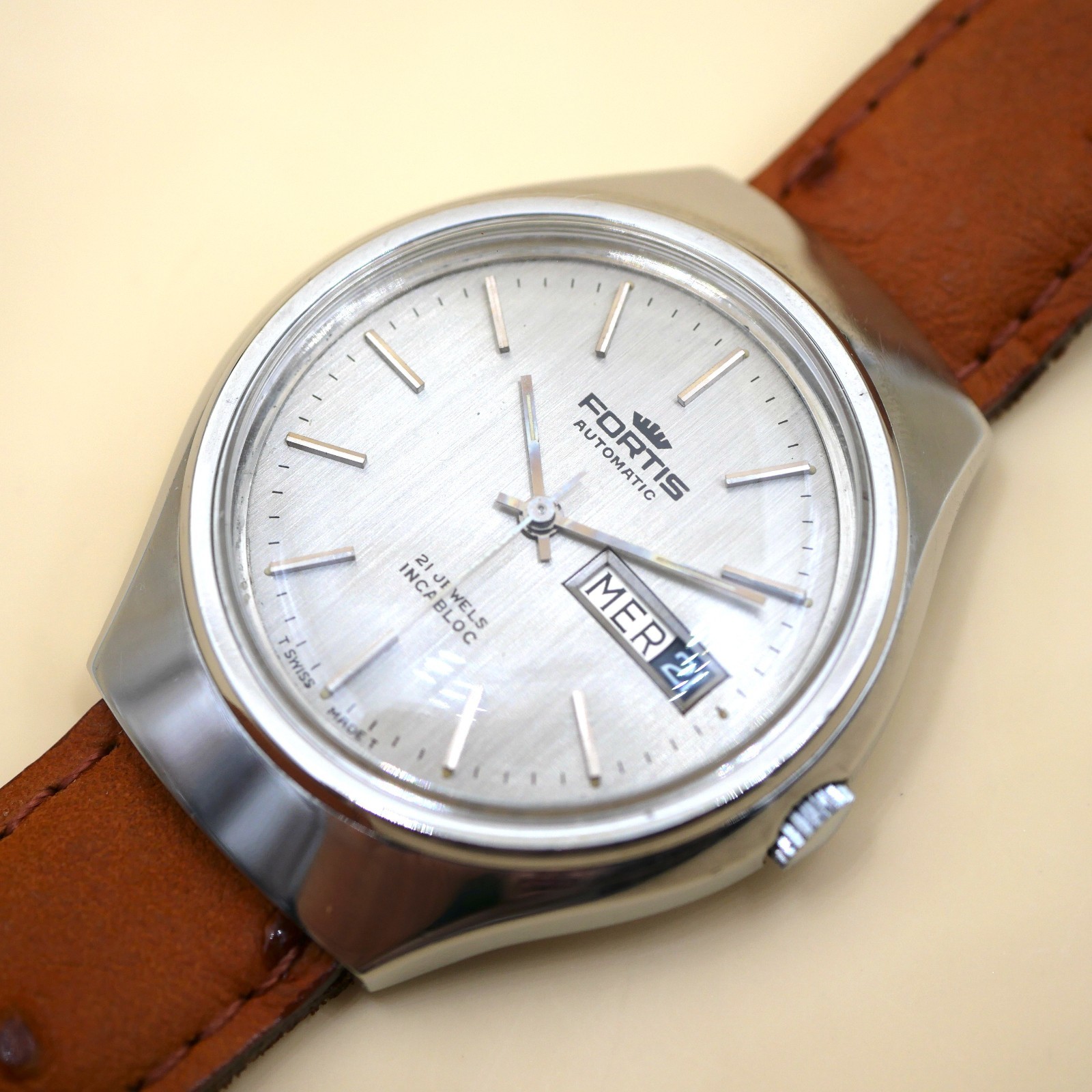 Montre FORTIS automatic Incabloc Vintage - Cal. ETA 2789-1 - Révisée