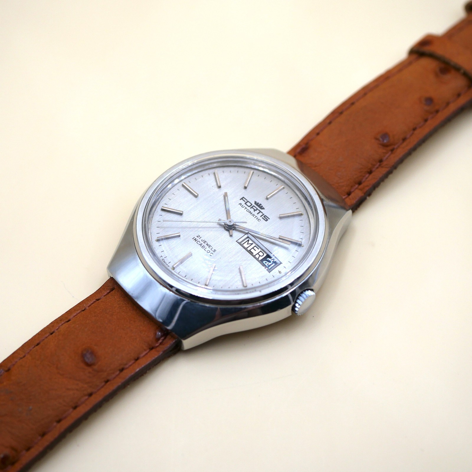 Montre FORTIS automatic Incabloc Vintage - Cal. ETA 2789-1 - Révisée – Image 2