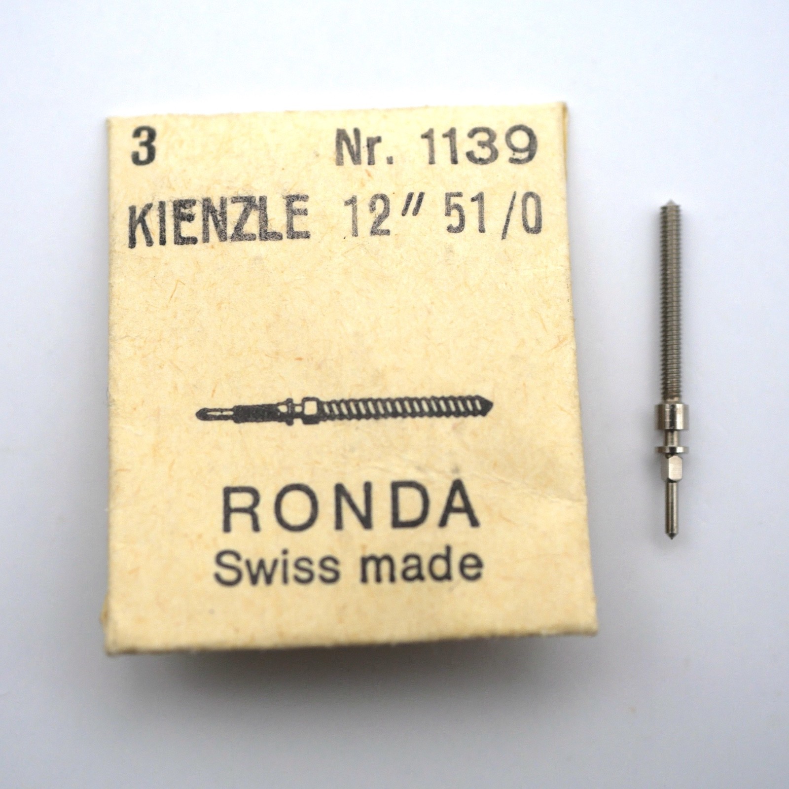 N°401 Tige de remontoir KIENZLE 51/0 12" (Winding stem)