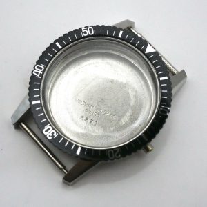 Boitier De Montre Plongée WALTHAM Ø35mm - Cadran Ø28,55mm - Acier [NOS] Ref B271