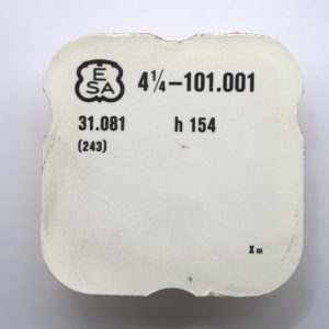 N°242 Chaussée HT 154 / Cannon pinion - ETA ESA 101.001 [NOS]