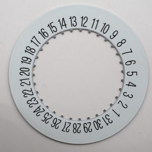 N°2557 Disque de quantième 12H / Date indicator - ETA ESA 251.272 [NOS]