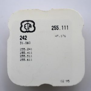 N°242 Chaussée HT 176 / Cannon pinion - ETA ESA 255.111 [NOS]