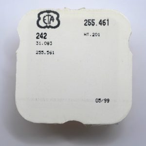 N°242/1 Chaussée HT 201 / Cannon pinion - ETA ESA 255.461 [NOS]