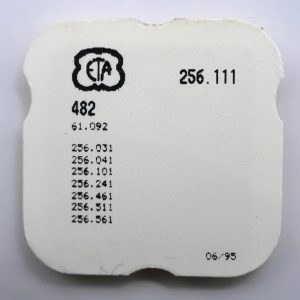 N°482 Ressort de rappel de tirette - ETA ESA 256.111 [NOS]