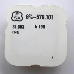 N°242 Chaussée HT 195 / Cannon pinion - ETA ESA 579.101 [NOS]