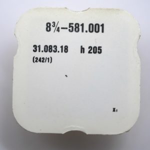 N°242/1 Chaussée HT 205 / Cannon pinion - ETA ESA 581.001 [NOS]