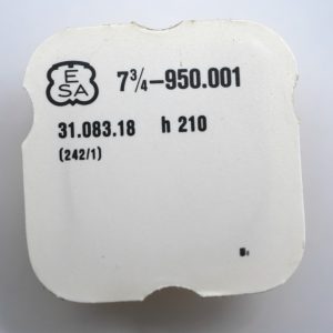 N°242 Chaussée HT 210 / Cannon pinion - ETA ESA 950.001 [NOS]