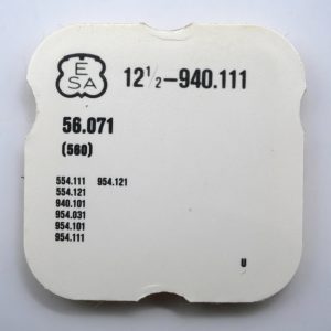 N°560 Levier d'arrêt / Bascule stop - ETA ESA 940.111 [NOS]