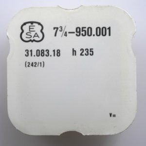 N°242 Chaussée HT 235 / Cannon pinion - ETA ESA 950.001 [NOS]
