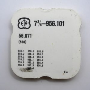 N°560 Levier d'arrêt / Stop lever and switch - ETA ESA 956.101 [NOS]