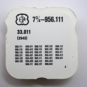 N°2543 Roue intermédiaire de quantième - ETA ESA 956.111 [NOS]
