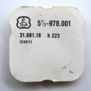 N°242 Chaussée HT 223 / Cannon pinion - ETA ESA 978.001 [NOS]
