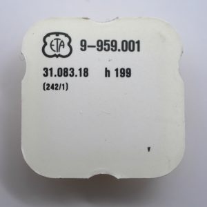 N°242 Chaussée HT 199 / Cannon pinion - ETA ESA 959.001 [NOS]