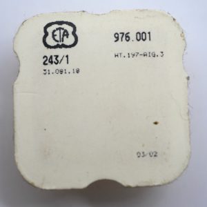 N°242 Chaussée HT 197 / Cannon pinion - ETA ESA 976.001 [NOS]