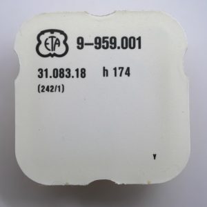 N°242 Chaussée HT 174 / Cannon pinion - ETA ESA 959.001 [NOS]