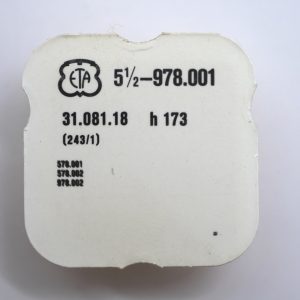 N°242 Chaussée HT 173 / Cannon pinion - ETA ESA 978.001 [NOS]