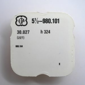 N°227 Roue de seconde HT 324 / Second wheel - ETA ESA 980.101 [NOS]