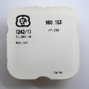 N°242/1 Chaussée HT 238 / Cannon pinion - ETA ESA 980.153 [NOS]