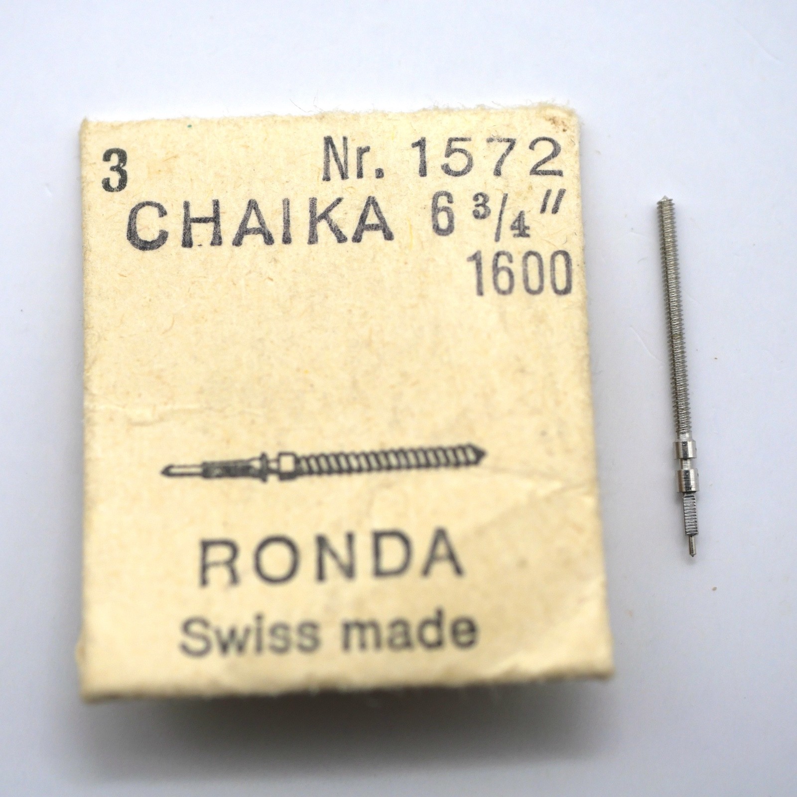 N°401 Tige remontoir - CHAIKA 1600 6¾" (Winding stem)