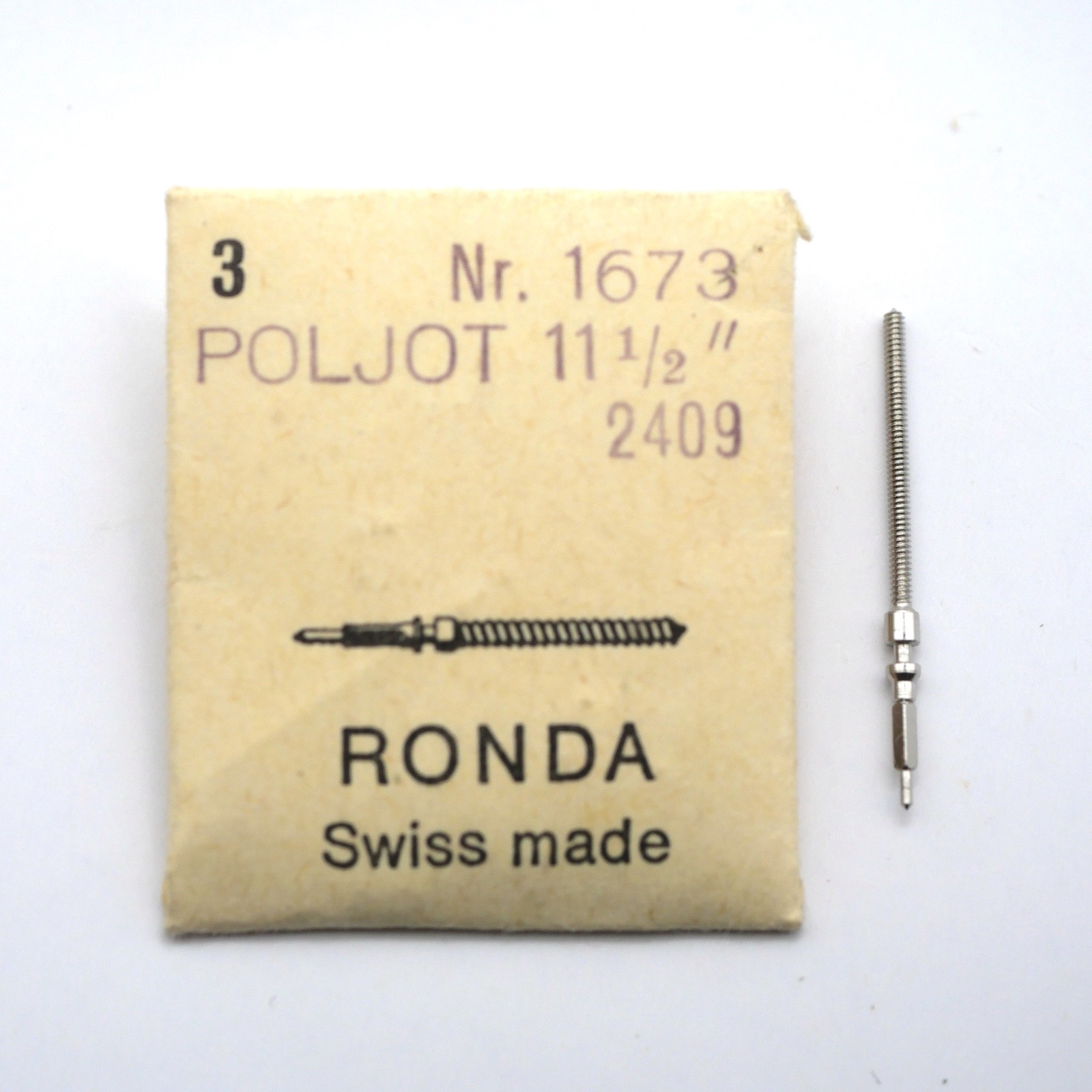 N°401 Tige remontoir - POLJOT 2409 11½" (Winding stem)