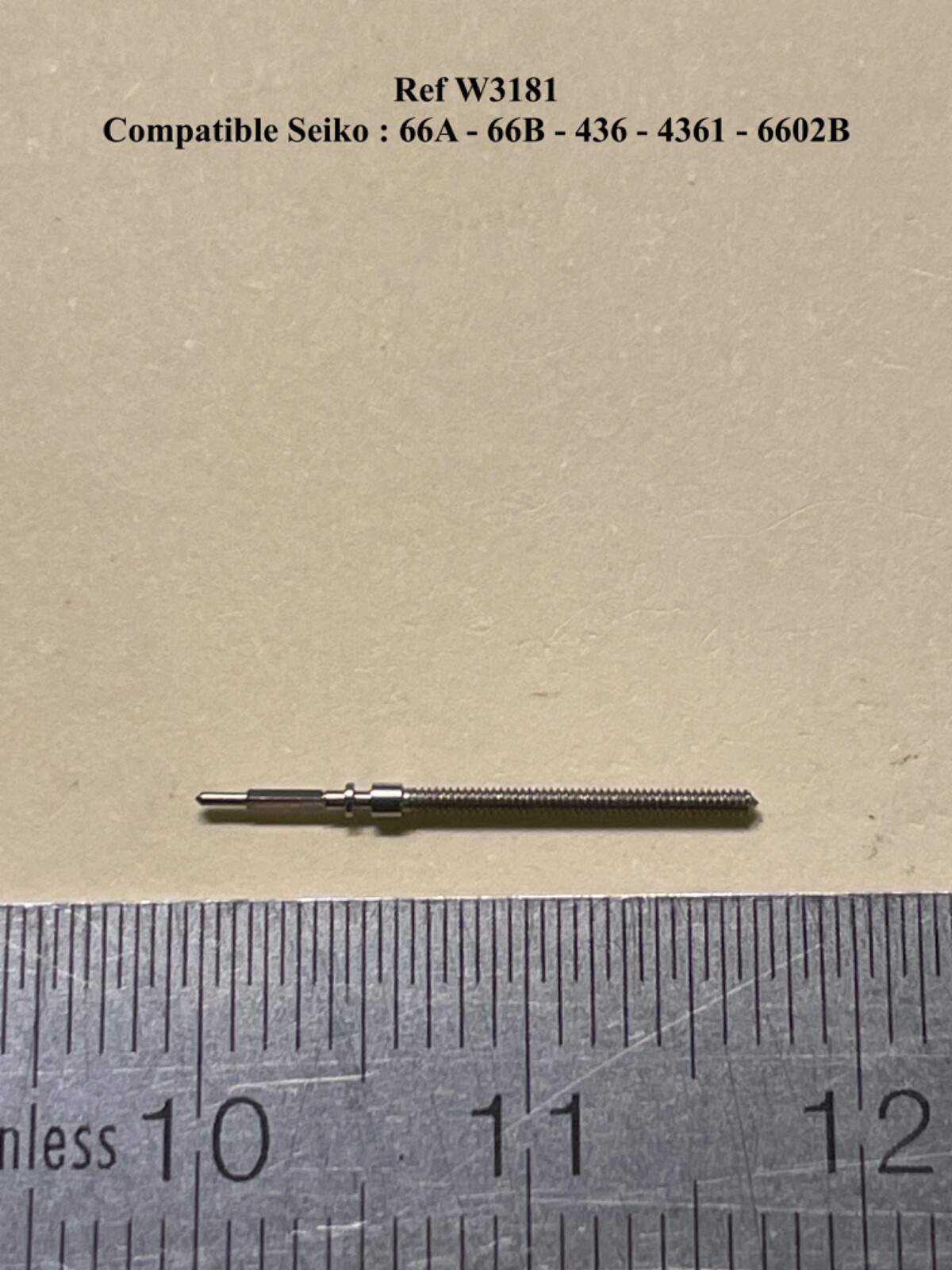 N°401 Tige remontoir - SEIKO 66A (Winding stem) PIECE HORLOGERIE