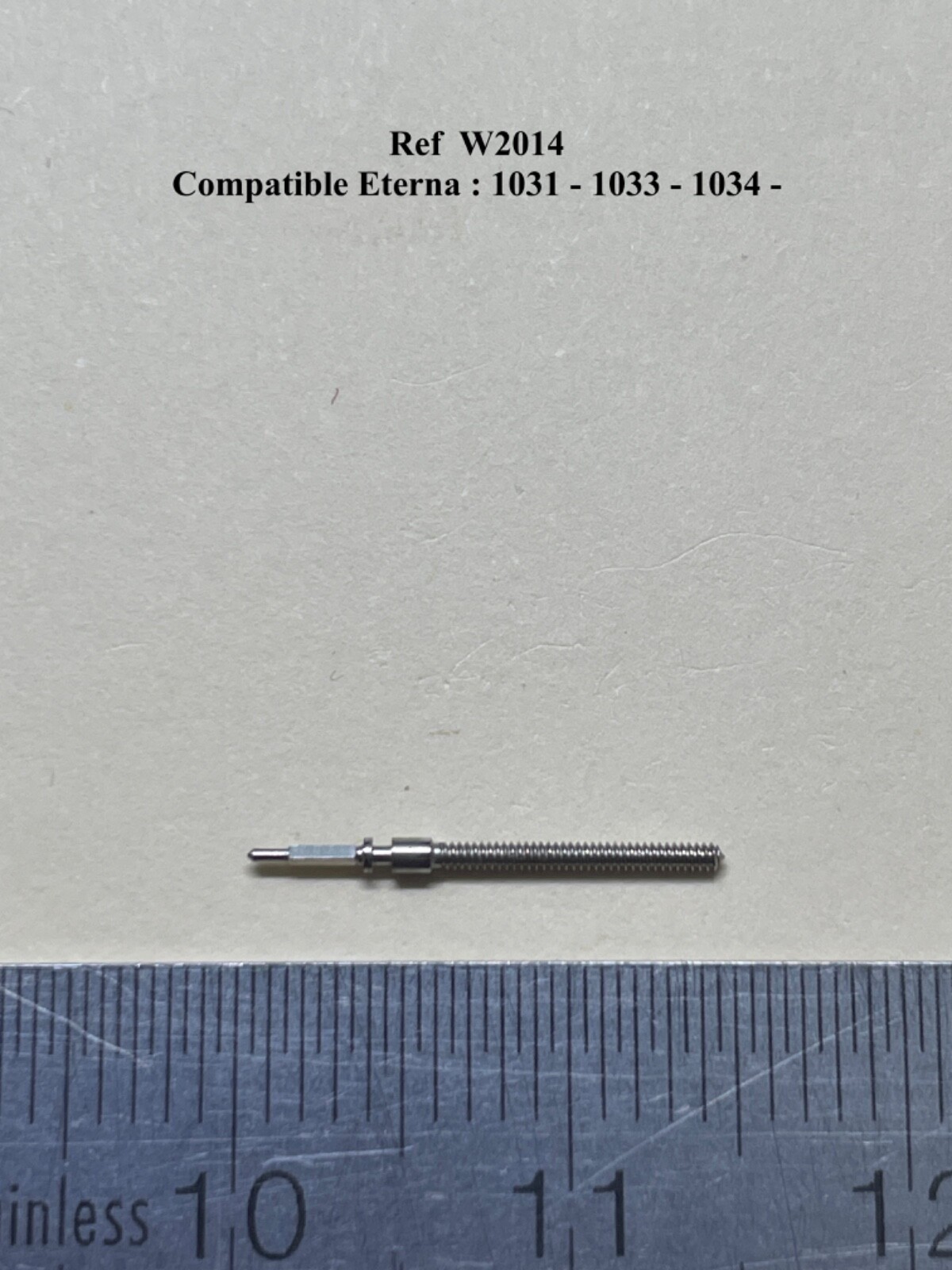 N°401 Tige remontoir - ETERNA 1033 (Winding stem) PIECE HORLOGERIE