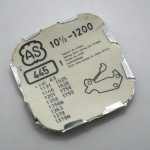 N°445 Ressort De Tirette - AS 10½" 1200, 1356 [NOS] Setting Lever Spring