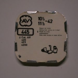 Frein De Tirette (Setting Lever Spring) - AV 10½"-11½" 42, 4200 N°445 [NOS]