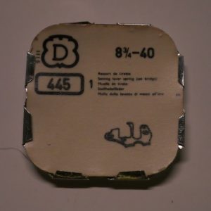 Frein De Tirette (Setting Lever Spring) - DEBRY 8¾" 40 N°445 [NOS]