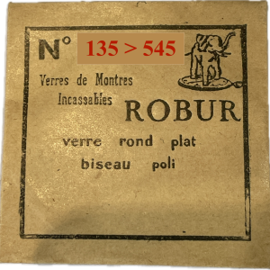 Verre de montre plat Acrylique biseau poli Ø135 à 545 Ep 0,6/0,8 mm ROBUR