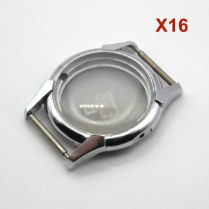 Lot de 16 Boitiers De Montre Ø32mm - Swiss Made, Acier [NOS] Watch Case