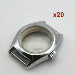 Lot de 20 Boitiers De Montre Ø21,80mm - Cadran Ø19mm - Lorsa HS 8F [NOS]