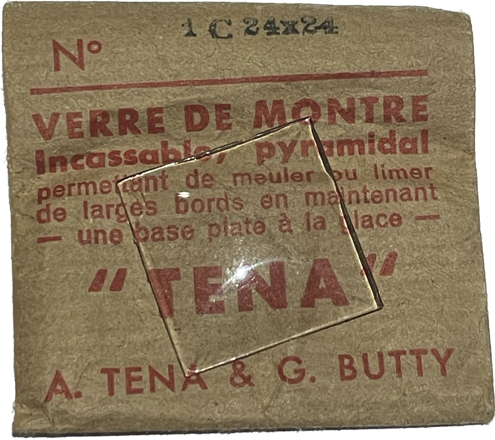 Verre de montre Plexi/Acrylique de forme N°1 à 250 TENA Incassable (Watch glass) – Image 3